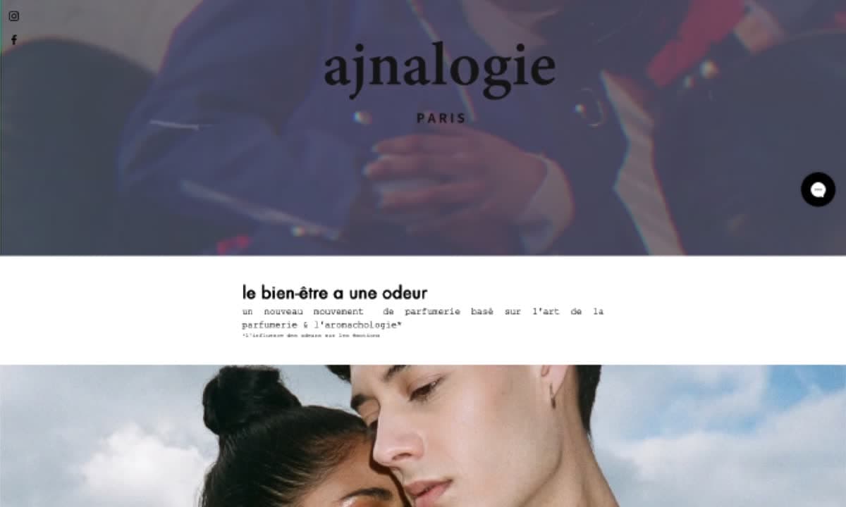 Mockup du site Ajnalogie